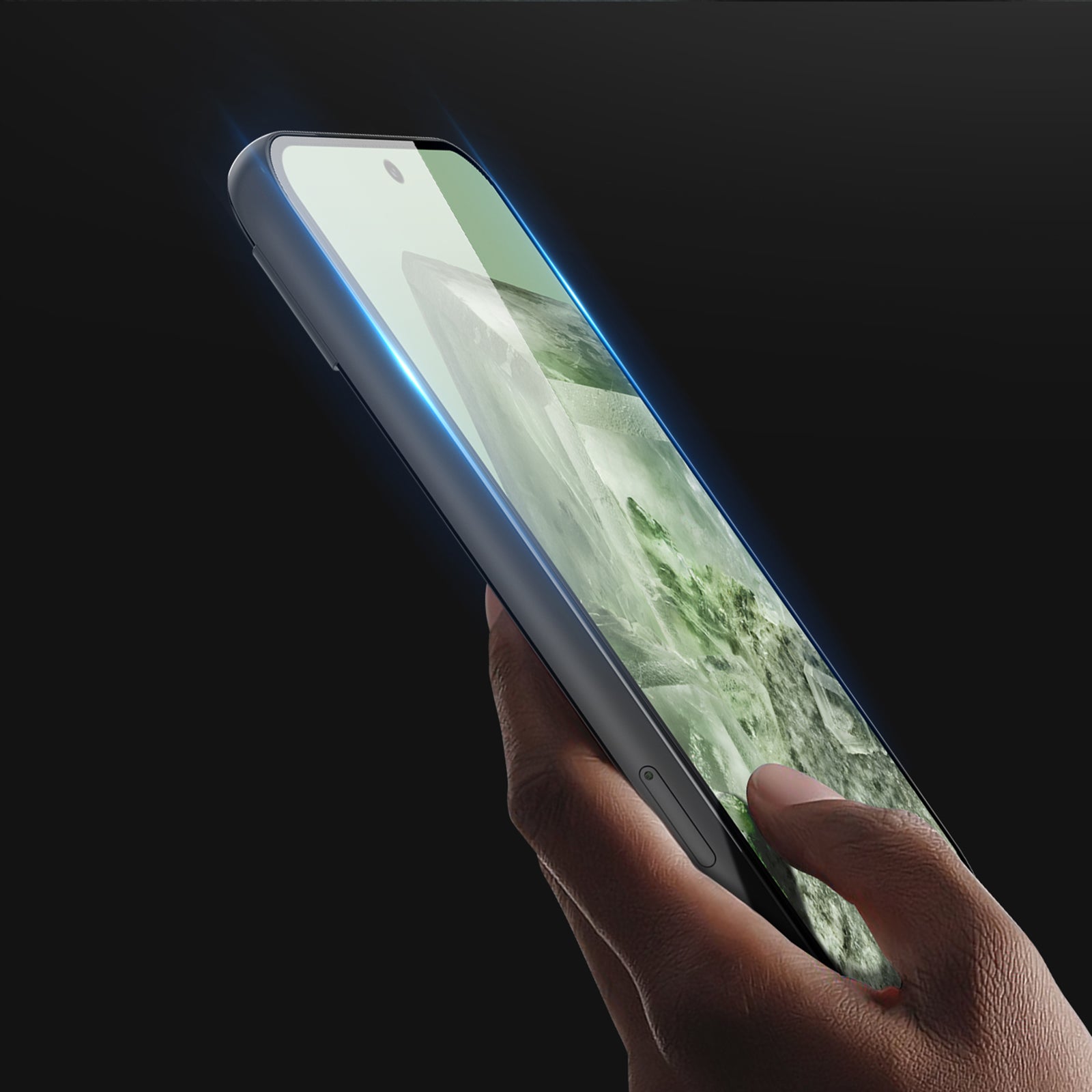 DUX DUCIS For Google Pixel 8a Screen Protector Full Glue Medium Alumina Glass Scratch-Resistant Film (10D)