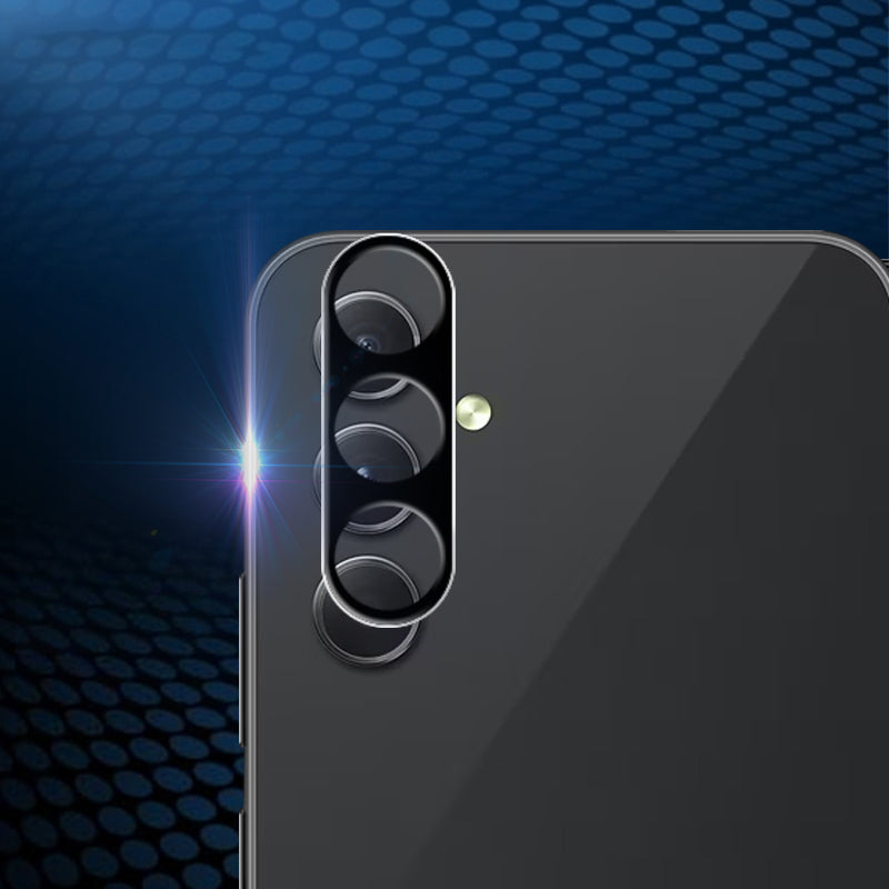 MOCOLO For Samsung Galaxy A35 5G Camera Lens Protector HD Clear Tempered Glass Lens Film, Black