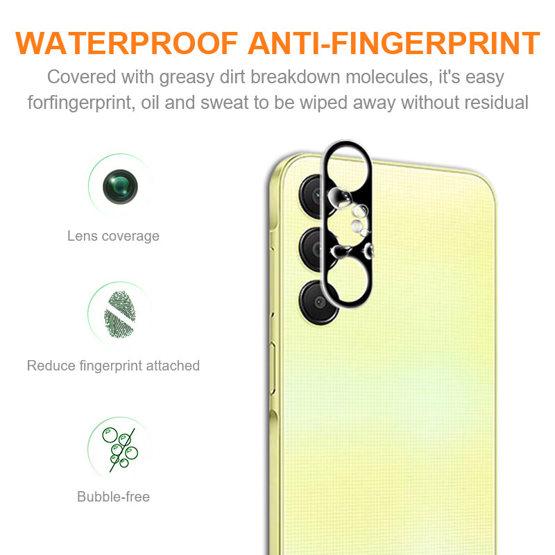 AMORUS For Samsung Galaxy A15 4G / A15 5G Lens Film Silk Printing Anti-explosion Camera Lens Protector
