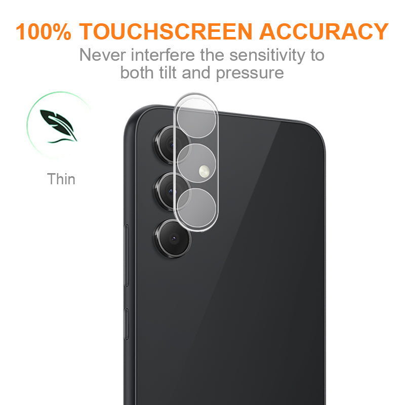 AMORUS For Samsung Galaxy A35 5G Transparent Camera Lens Protector Tempered Glass Lens Film