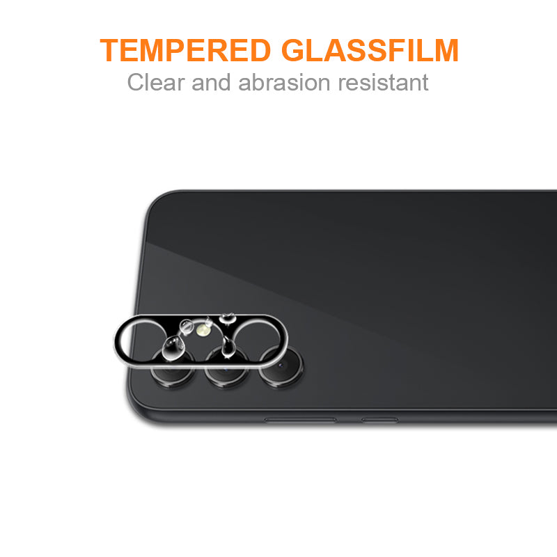 AMORUS For Samsung Galaxy A55 5G Camera Lens Protector Tempered Glass Lens Film Silk Printing