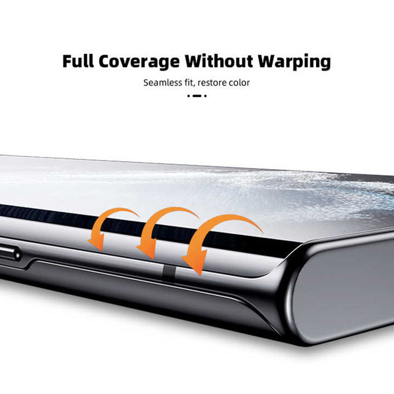 For Samsung Galaxy S24 Ultra Hydrogel TPU Screen Protector Set Easy Installation Clear Full Cover Shield Guard