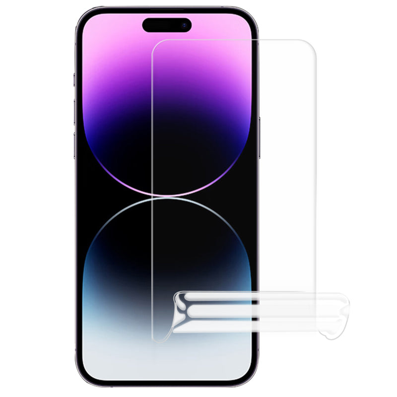For iPhone 14 Pro Screen Protector High Sensitivity TPU Clear Hydrogel Film with Easy-Installation Tool