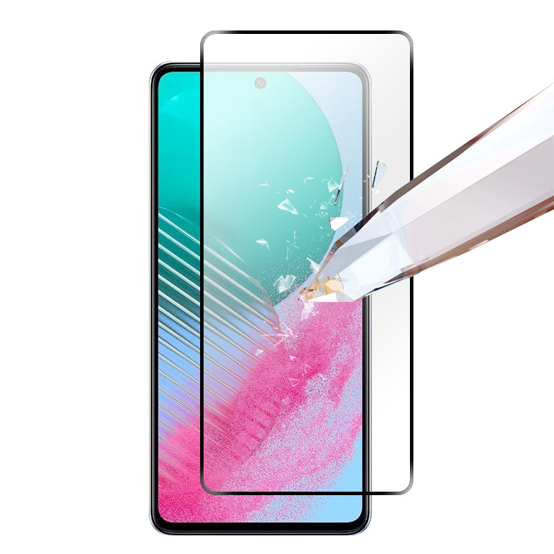 RURIHAI 10Pcs For Samsung Galaxy M55 5G Screen Protector Secondary Hardening High Aluminum-silicon Glass Film
