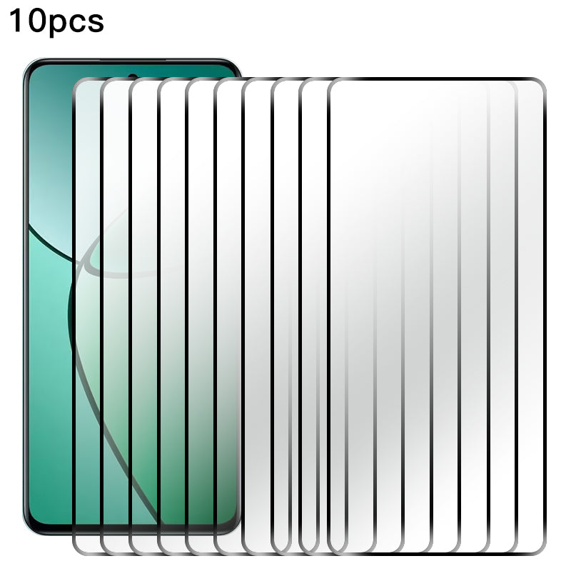 RURIHAI 10Pcs For Realme 12+ 5G High Aluminum-silicon Glass Film 0.26mm Secondary Hardening Screen Protector