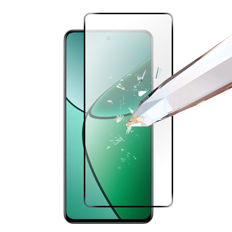 RURIHAI 10Pcs For Realme 12+ 5G High Aluminum-silicon Glass Film 0.26mm Secondary Hardening Screen Protector