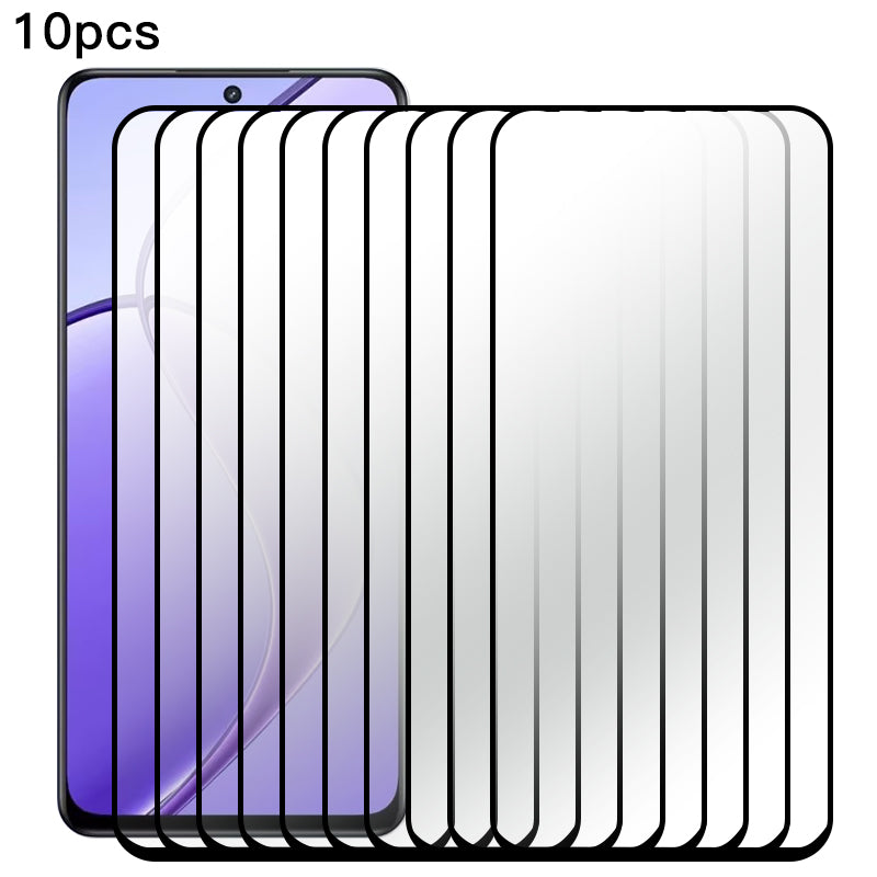 RURIHAI 10Pcs For Realme 12 Secondary Hardening Screen Protector 0.26mm High Aluminum-silicon Glass Film