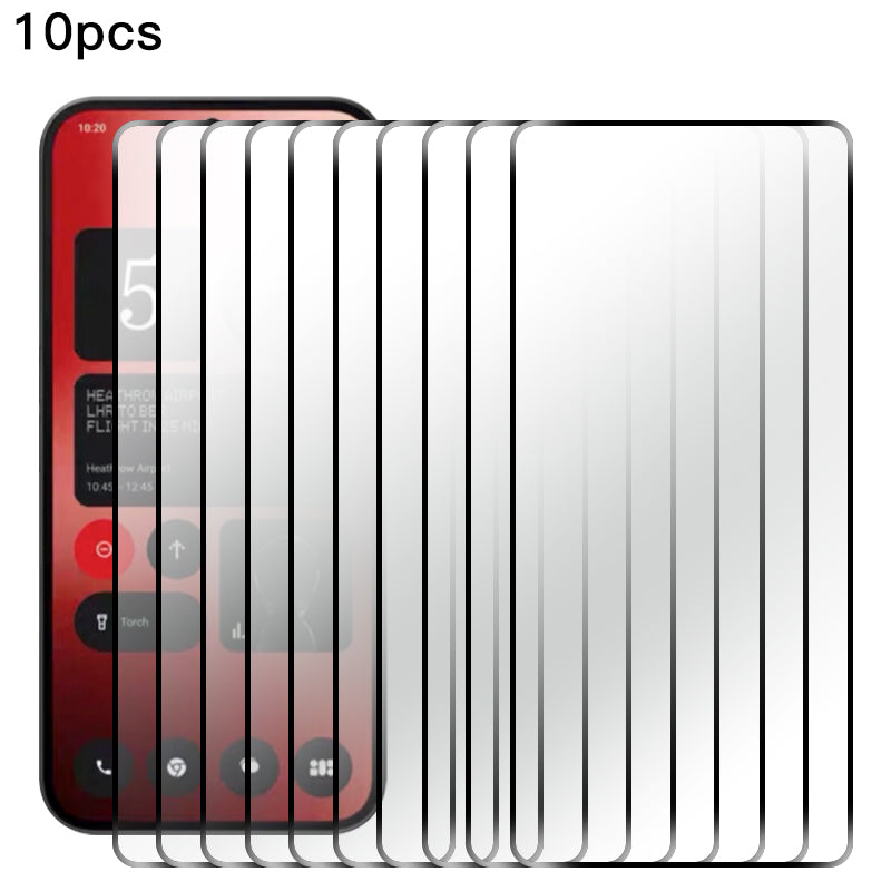 RURIHAI 10Pcs For Nothing Phone (2a) Screen Protector Ultra Resistant High Aluminum-silicon Glass Film