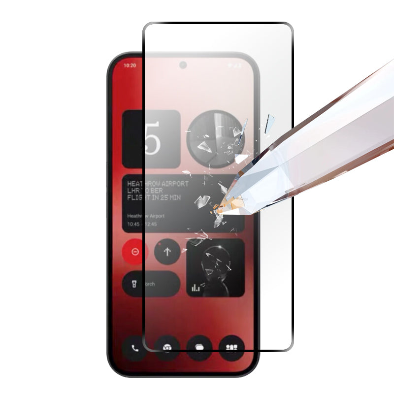 RURIHAI 10Pcs For Nothing Phone (2a) Screen Protector Ultra Resistant High Aluminum-silicon Glass Film