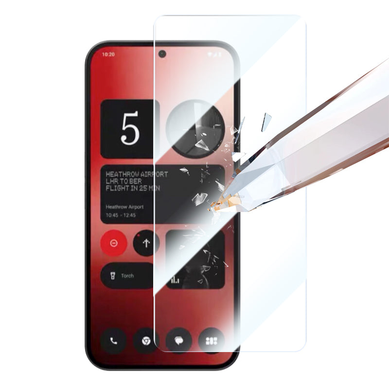 RURIHAI 10Pcs For Nothing Phone (2a) Screen Protector 0.26mm 2.5D Clear High Aluminium-silicon Glass Film