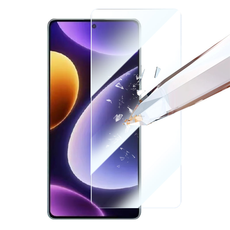 RURIHAI For Xiaomi Poco F6 Pro 5G Film 2.5D Crystal Clarity High Aluminium-silicon Glass Screen Protector