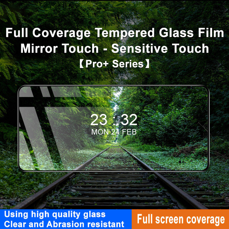 IMAK Pro+ Series For vivo Y200e 5G / Y100 5G (Indonesia) / V30 Lite 5G Screen Protector Full Cover Tempered Glass Film