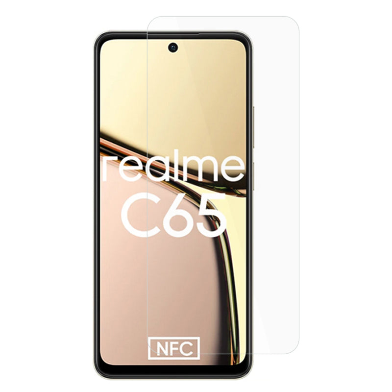 AMORUS For Realme C65 4G Screen Protector High Aluminum-silicon Glass Anti-explosion Film