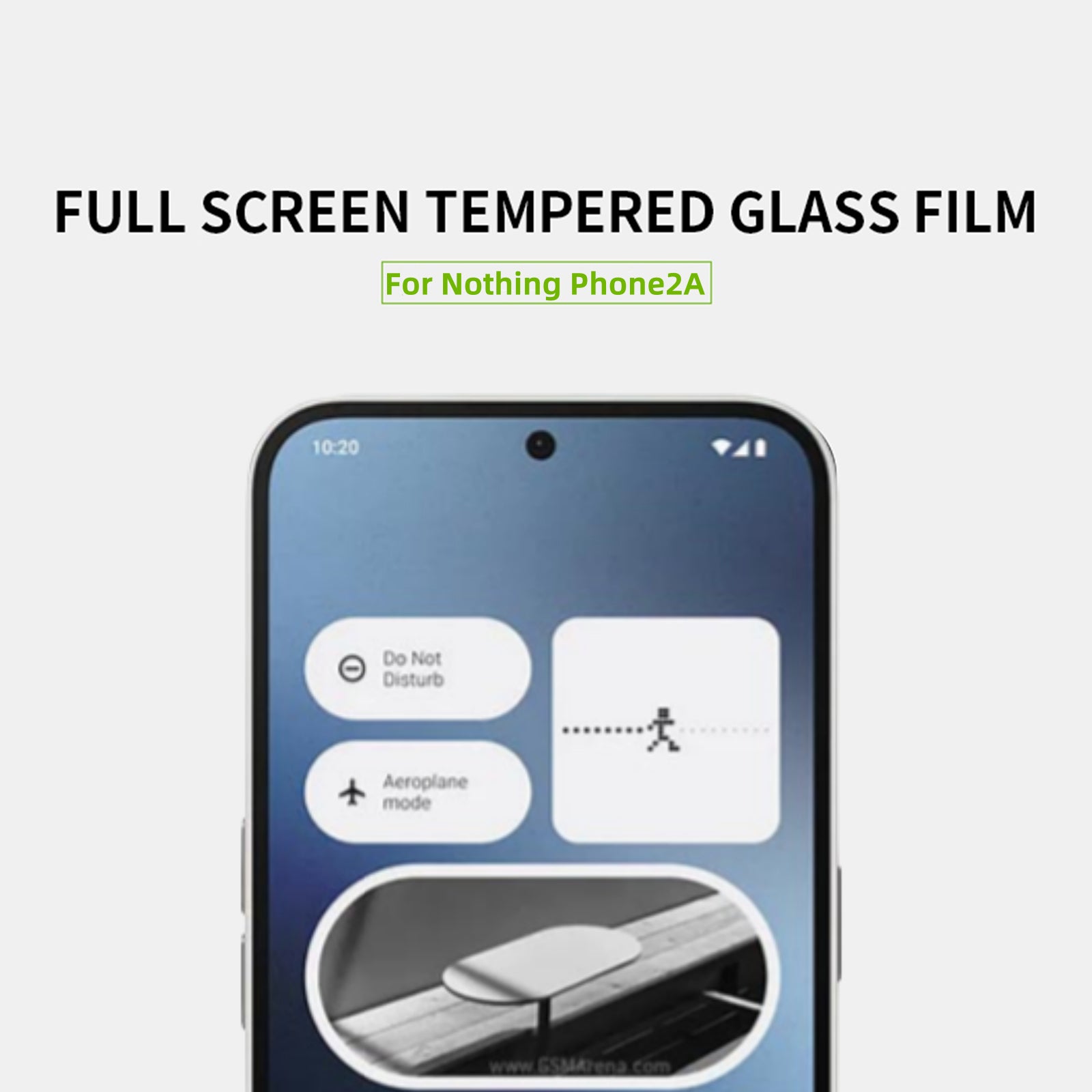 MOFI JK Series-1 for Nothing Phone (2a) Screen Protector Full Glue High Aluminum-silicon Glass Anti-scratch Film