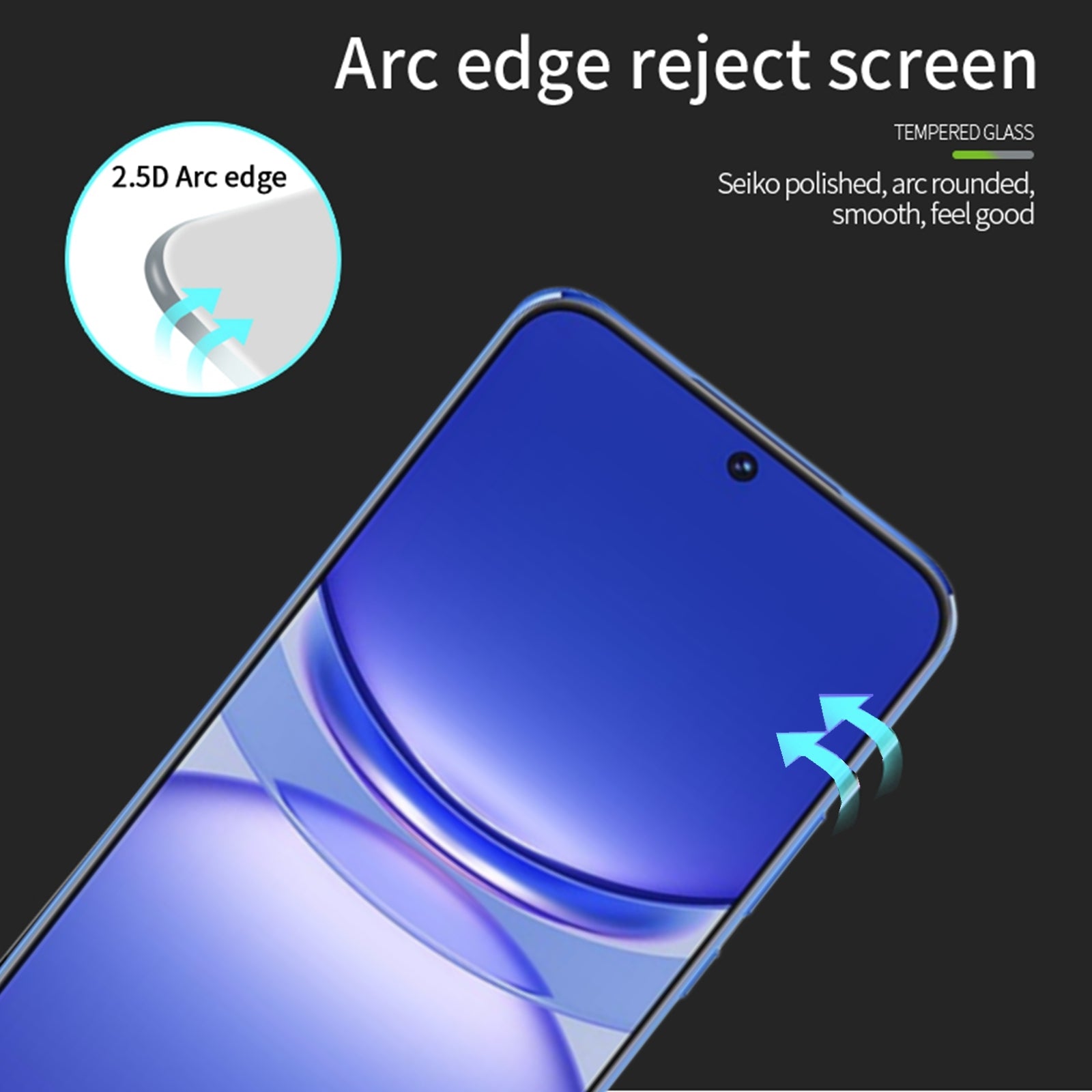 PINWUYO JK Series-2 for Huawei nova 12s 4G / nova 11 / nova 12 Lite 4G Screen Protector Scratch-proof High Aluminum-silicon Glass Film