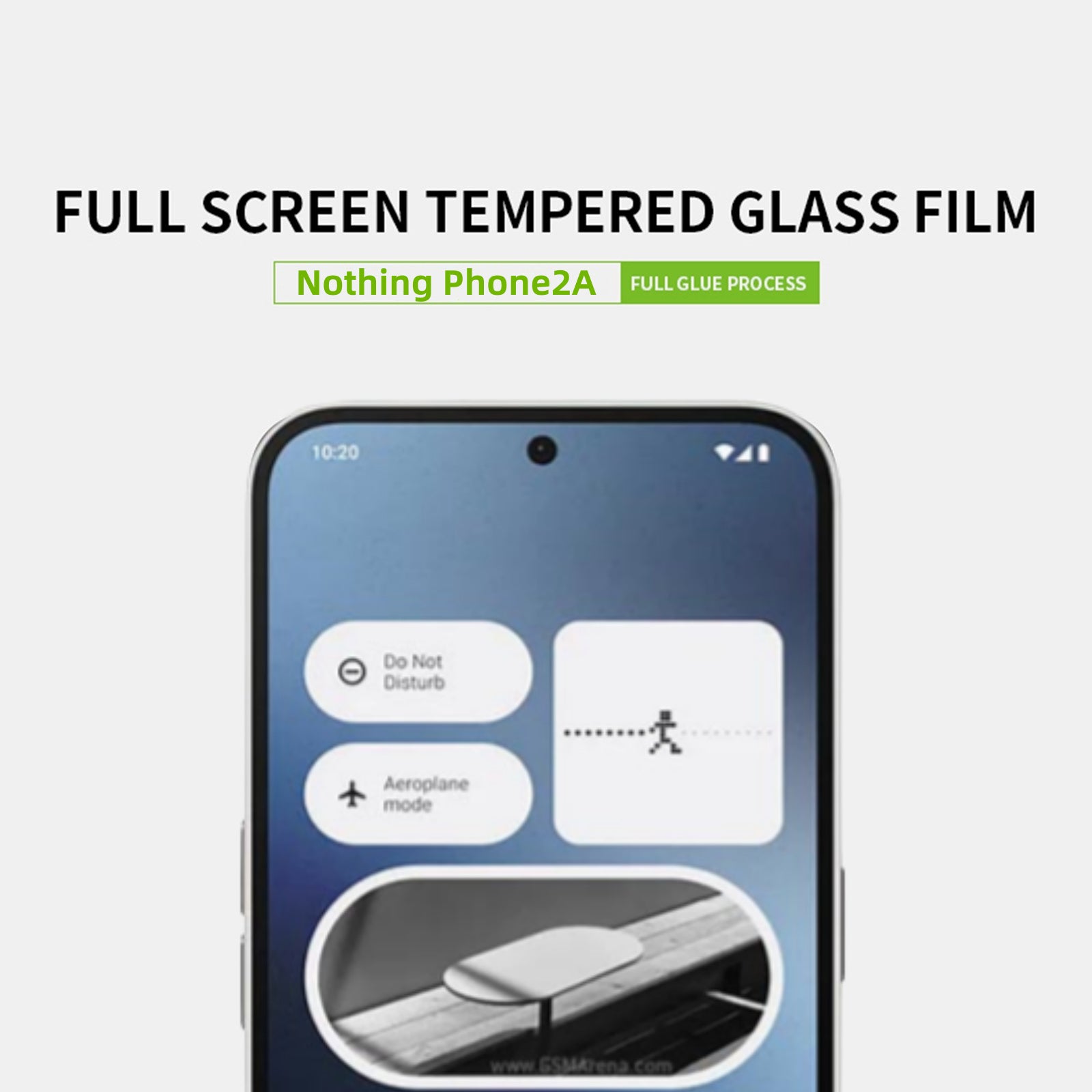 PINWUYO JK Series-2 Screen Protector for Nothing Phone (2a) Anti-Scratch High Aluminum-silicon Film
