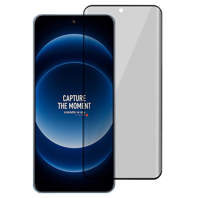 For Xiaomi 14 Ultra Film Anti-Spy 3D Curved Edge Tempered Glass Screen Protector