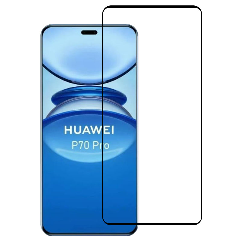 For Huawei Pura 70 Pro / Pura 70 Pro+ / Pura 70 Ultra Curved Side Glue Screen Protector Silk Printing High Aluminum-silicon Glass Film
