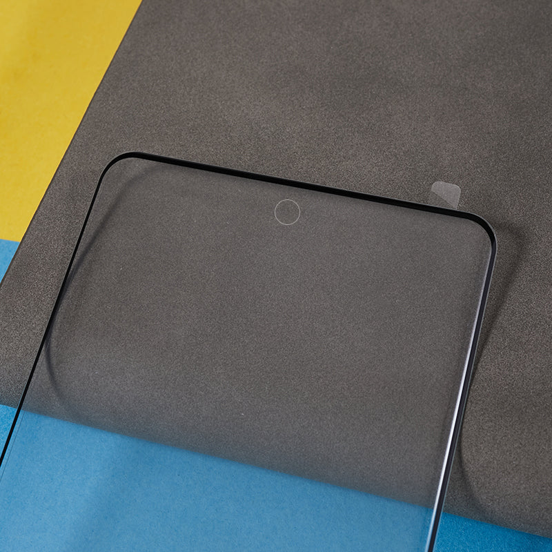 For Realme 12 Pro 5G / 12 Pro+ 5G Screen Protector Silk Printing Side Glue Curved High Aluminum-silicon Glass Film