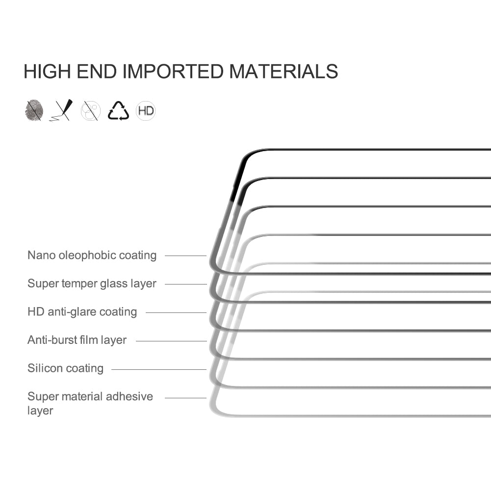 NILLKIN CP+PRO For Samsung Galaxy A55 5G Screen Protector 2.5D AGC Glass Anti-explosion Film