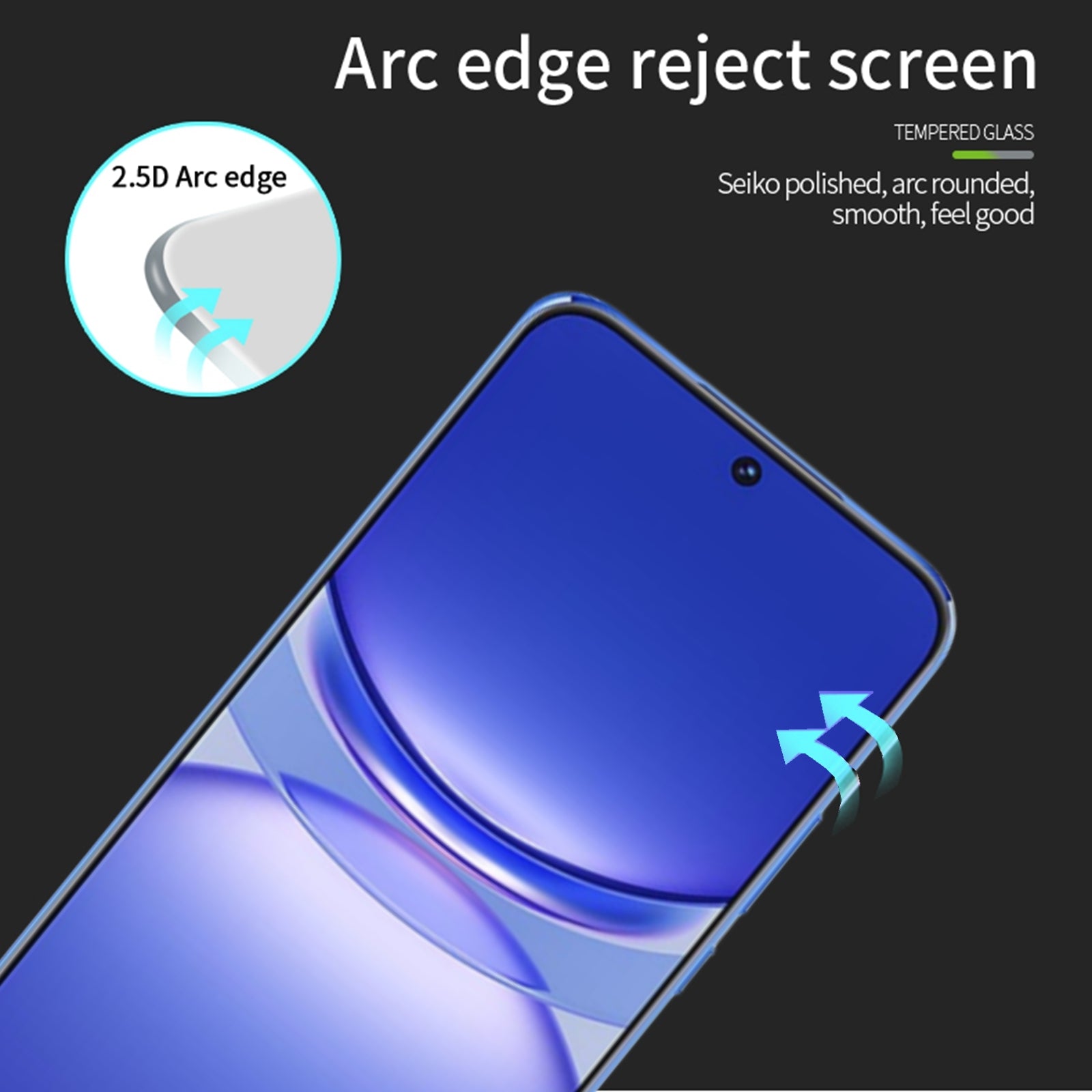 MOFI JK Series-1 for Huawei nova 12s 4G / nova 11 / nova 12 Lite 4G Screen Protector High Aluminum-silicon Glass Full Glue Film