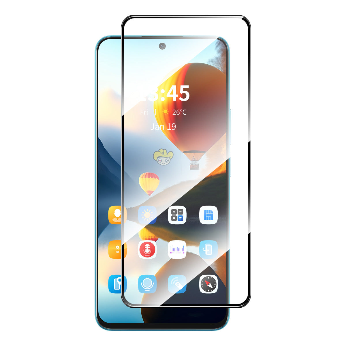 ENKAY HAT PRINCE for Transsion Tecno Spark 20 Pro Screen Protector 0.26mm HD High Aluminium-silicon Glass Full Glue Screen Film