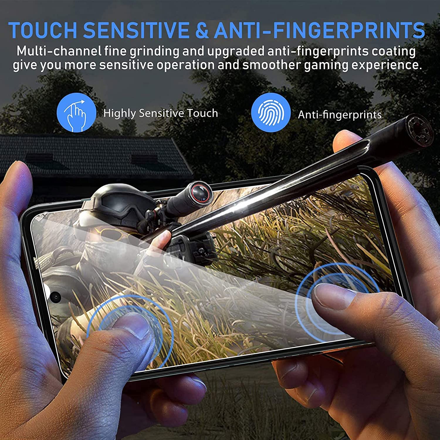 AMORUS For Honor X7b 5G Anti-explosion Screen Protector High Aluminum-silicon Glass Film