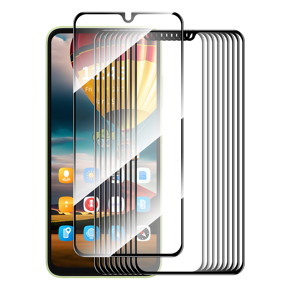 ENKAY HAT PRINCE 10Pcs for Transsion Infinix Note 12 Pro 4G Screen Protector 0.26mm Full Coverage High Aluminium-silicon Glass Film