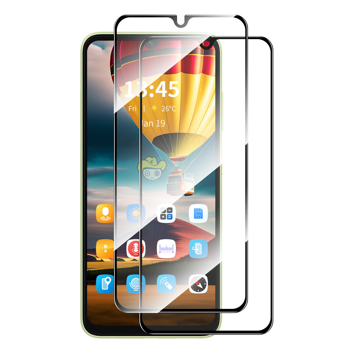 ENKAY HAT PRINCE 2Pcs for Transsion Infinix Note 12 G96 4G 0.26mm Screen Protector Anti-explosion Film