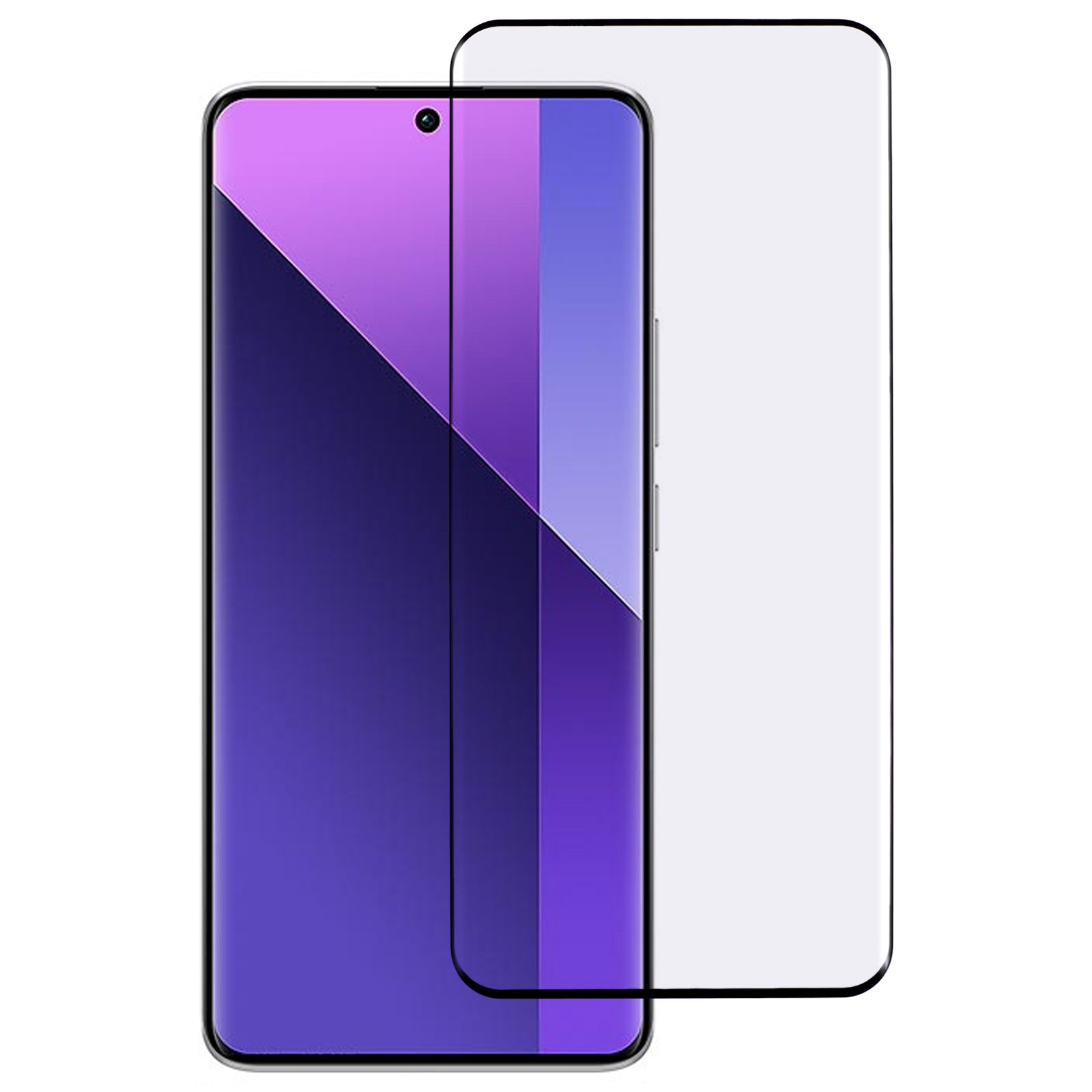 For Xiaomi Redmi Note 13 Pro+ 5G Screen Protector Side Glue 3D Curved Edge HD Tempered Glass Film