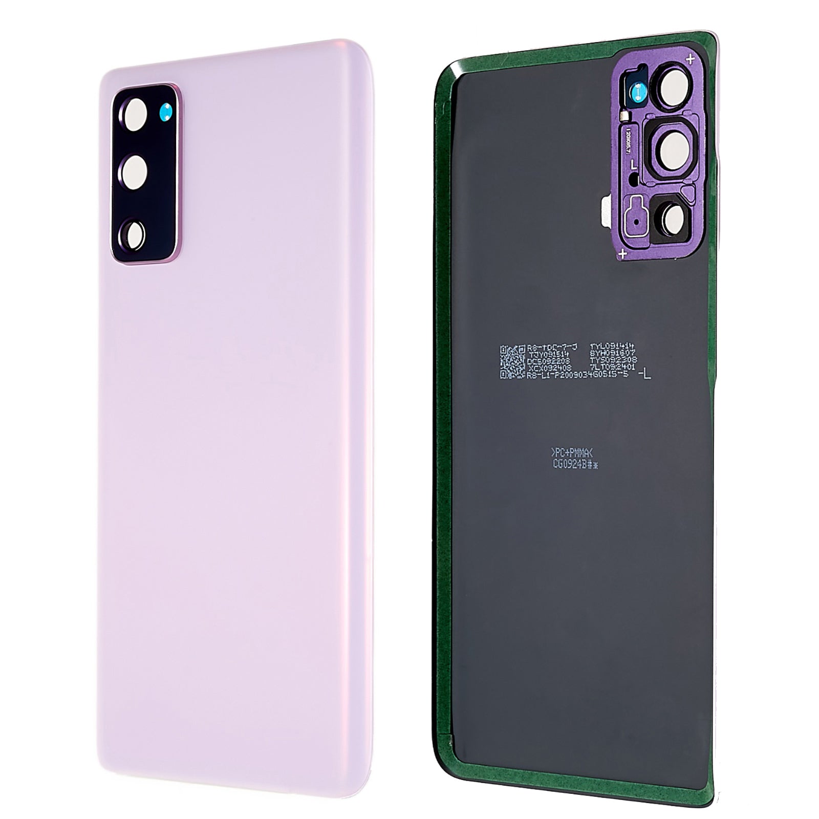 For Samsung Galaxy S20 FE G780 / S20 FE 5G G781 Battery Housing with Adhesive Sticker + Camera Lens Cover (without Logo)
