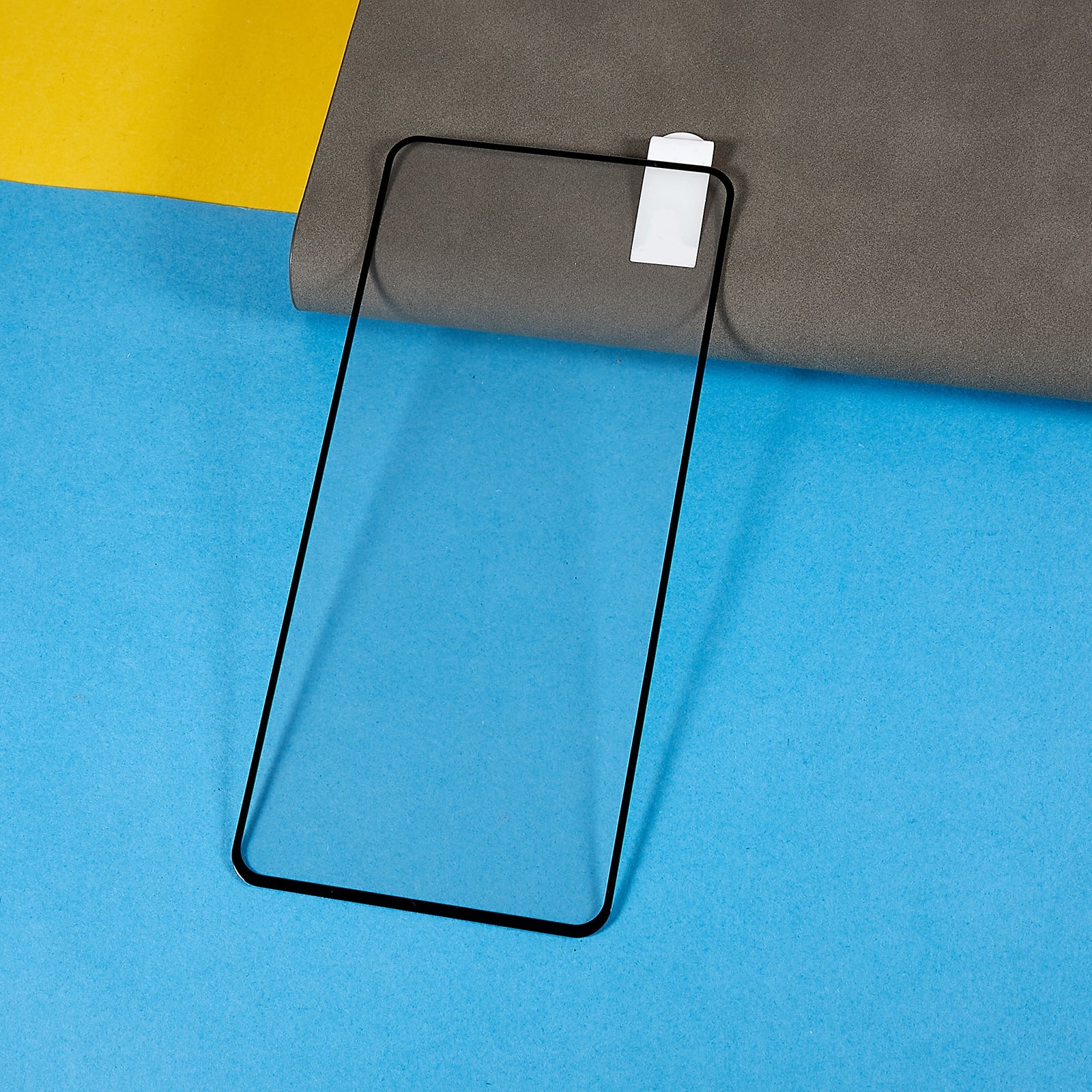 For OnePlus Ace 2V / Ace 3V 5G Silk Printing Tempered Glass Screen Protector Black Edge Clear Screen Film, Fingerprint Unlock