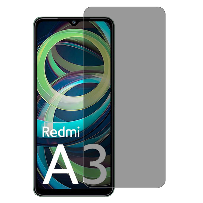 For Xiaomi Redmi A3 / Poco C61 4G Anti-Spy Full Screen Protector Tempered Glass Explosion-proof Film