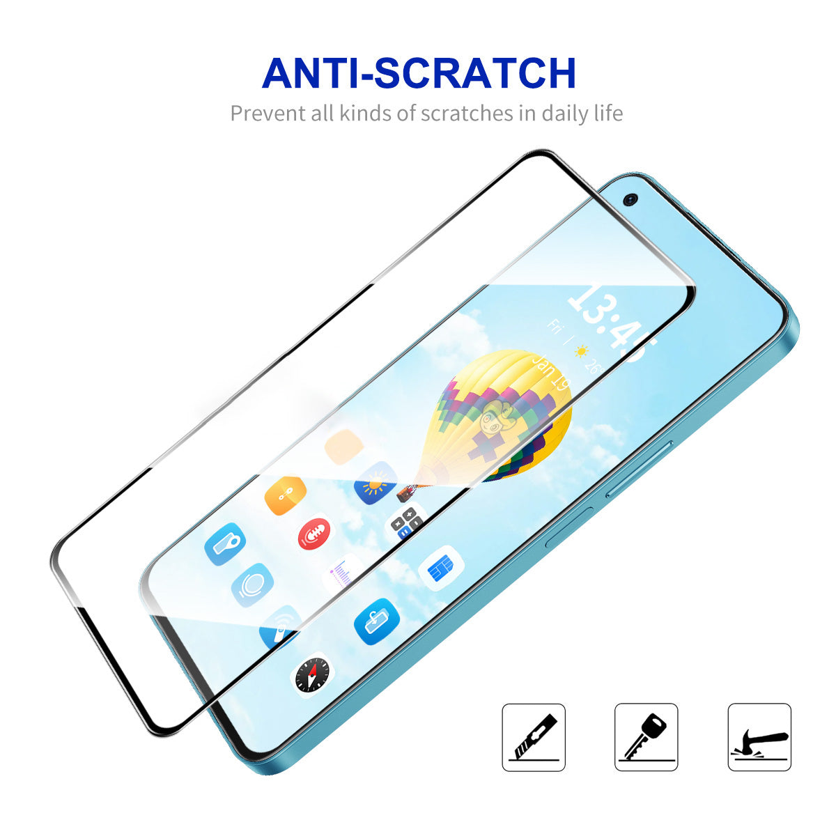 ENKAY HAT PRINCE for OnePlus Nord CE 2 Lite 5G Screen Protector Ultra Clear Full Glue Protective Film