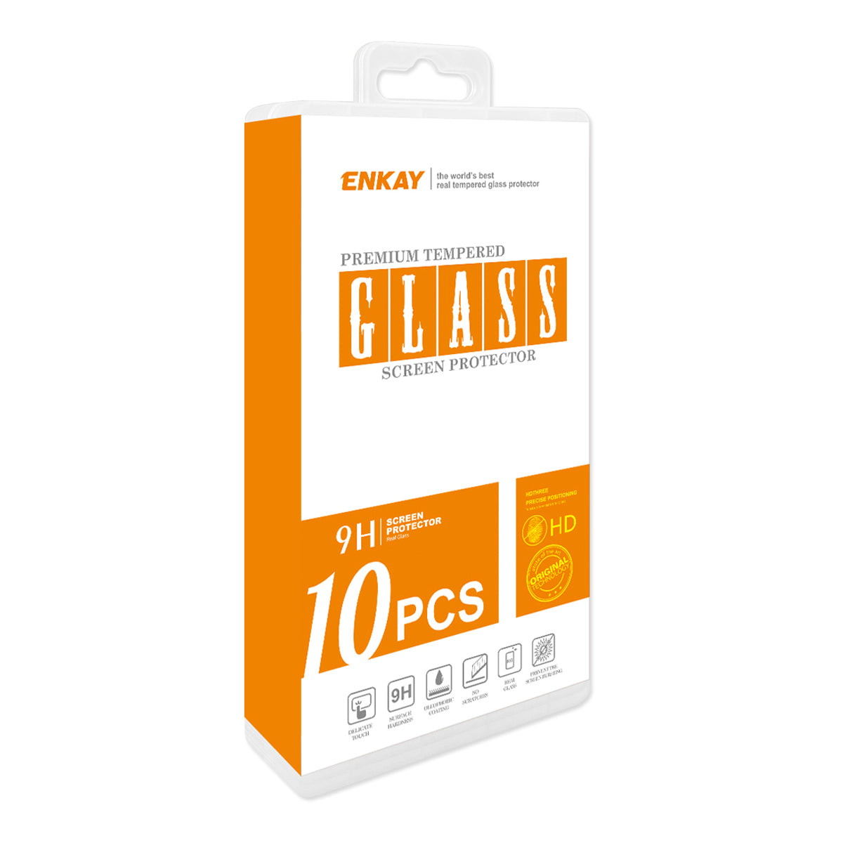 ENKAY HAT PRINCE 10Pcs for ZTE Blade A52 Screen Protector Anti-fingerprint Full Cover Protective Film