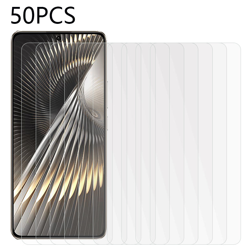 50Pcs For Xiaomi Redmi Turbo 3 5G Screen Protector 0.3mm 2.5D Tempered Glass High Clarity Protective Film
