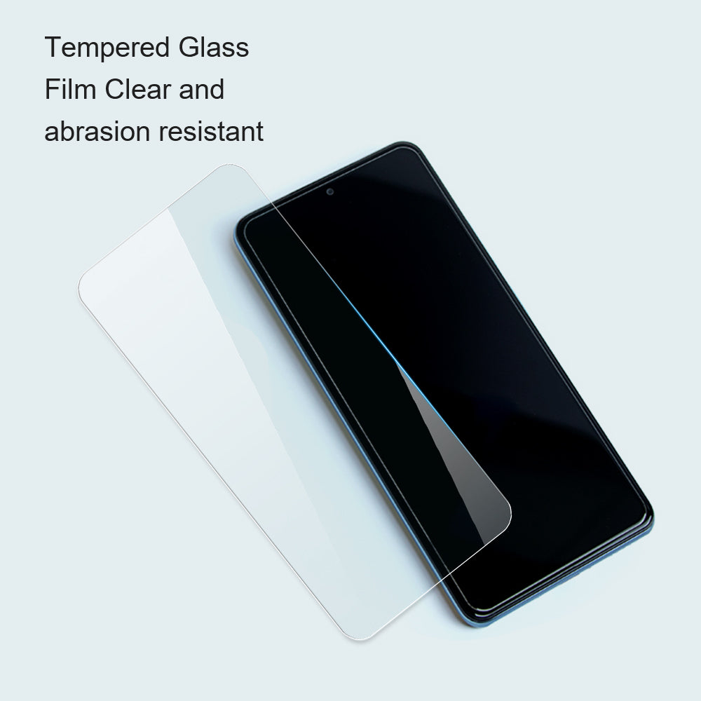 AMORUS For Xiaomi Redmi Turbo 3 5G Screen Protector High Aluminum-silicon Glass 2.5D Arc Edge Film