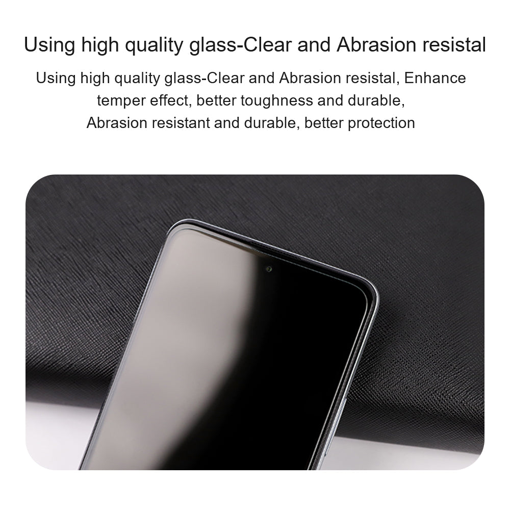 AMORUS For Xiaomi Redmi Turbo 3 5G Screen Protector High Aluminum-silicon Glass 2.5D Arc Edge Film