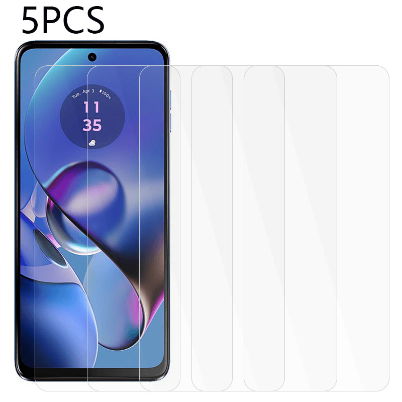 5PCS For Motorola Moto G64 5G Screen Protector 2.5D 0.3mm Ultra-Thin Tempered Glass Film