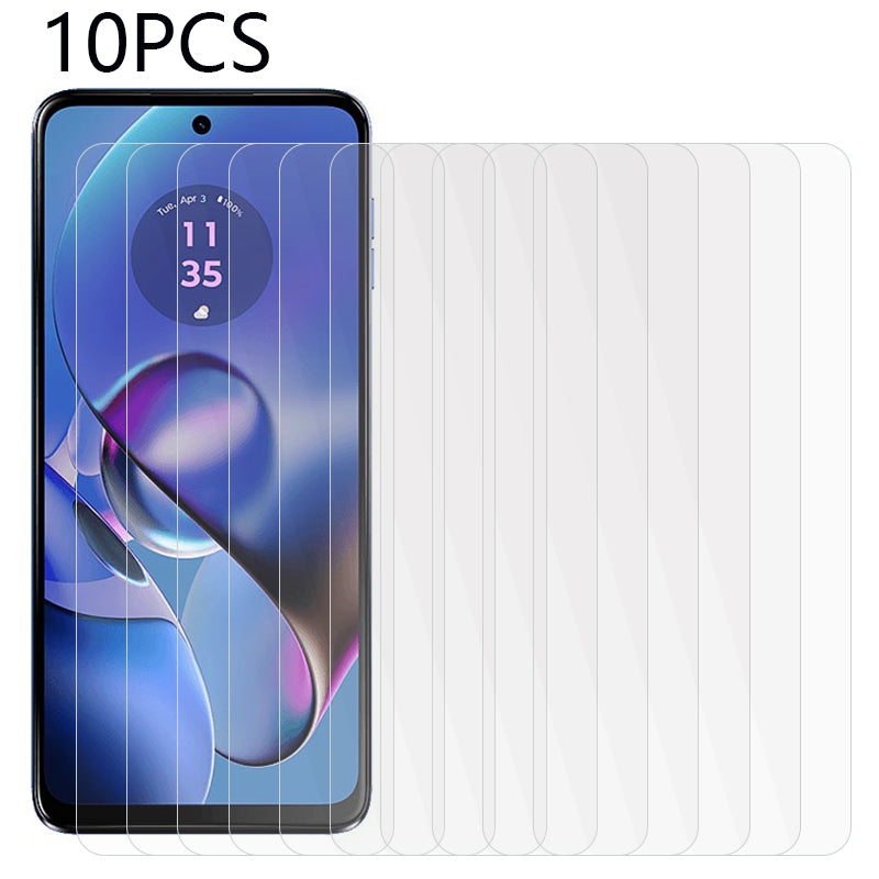 10PCS For Motorola Moto G64 5G Tempered Glass Screen Protector 2.5D Anti-explosion Film