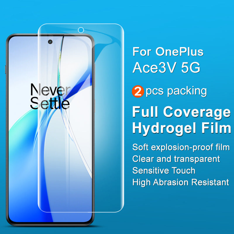 IMAK 2Pcs / Set Hydrogel Film III for OnePlus Ace 3V 5G Soft TPU Screen Film Ultra Clear Screen Protector