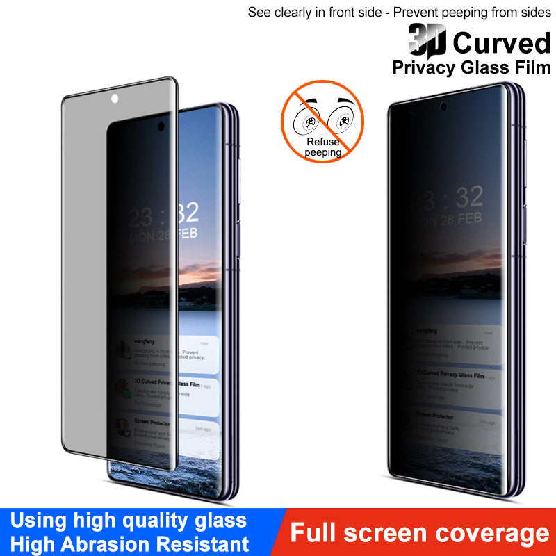 IMAK For Huawei Mate X3 5G / Mate X5 Tempered Glass Screen Protector 3D Curved Anti-Peep Screen Film