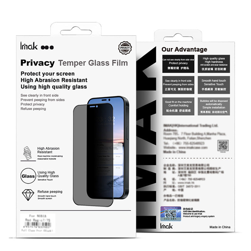 IMAK For Huawei Mate X3 5G / Mate X5 Tempered Glass Screen Protector 3D Curved Anti-Peep Screen Film