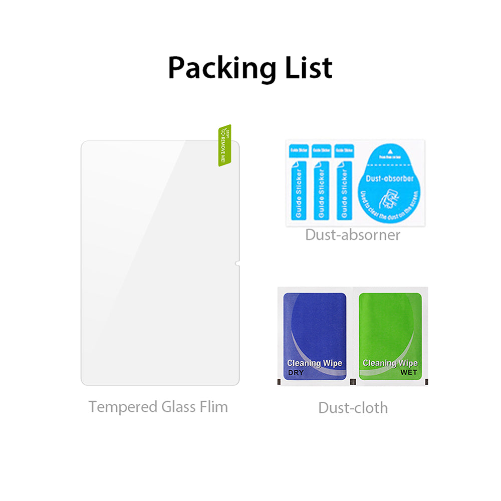 DUX DUCIS For vivo Pad3 Pro Screen Protector 2.5D Scratch-Resistant Medium Alumina Glass Film