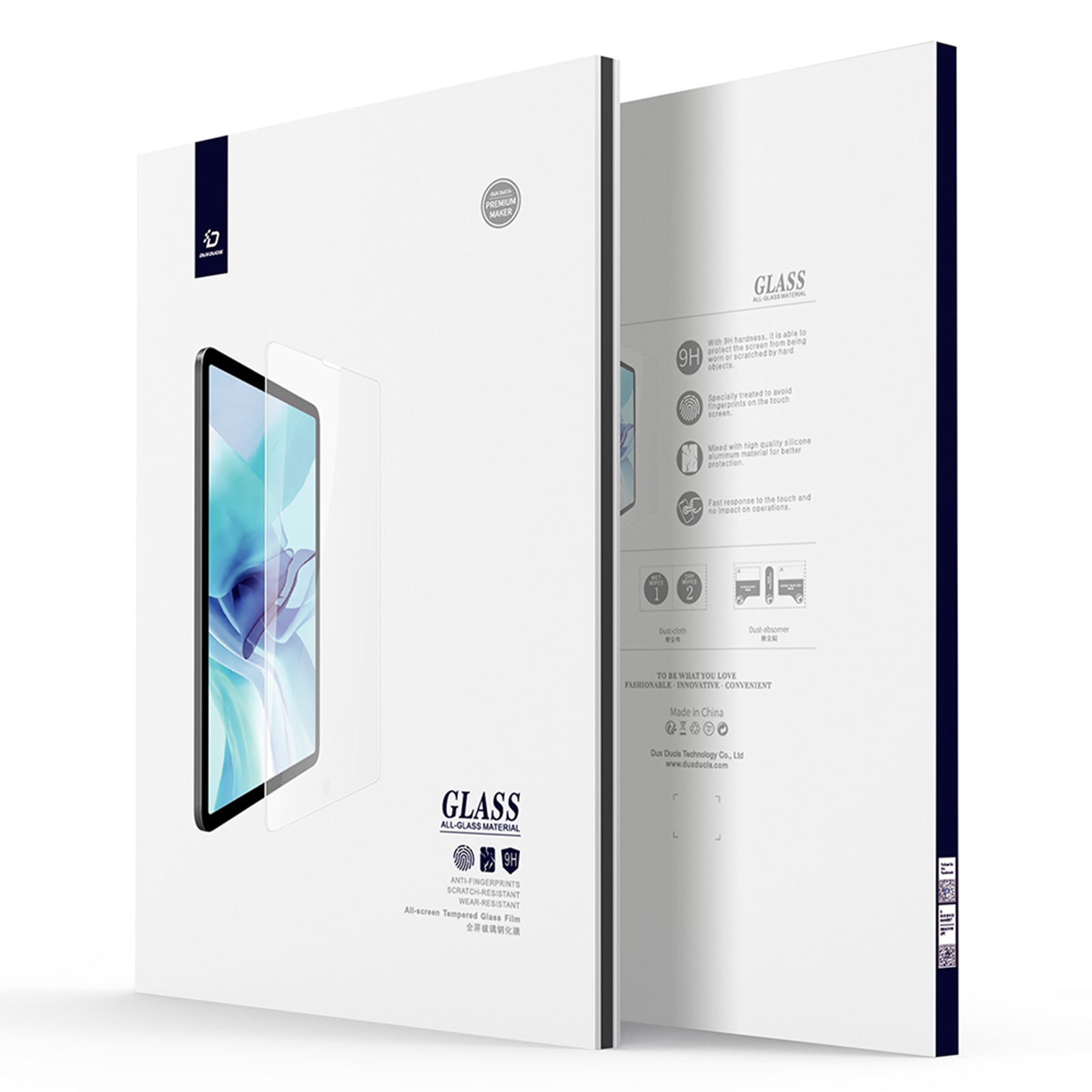 DUX DUCIS For vivo Pad3 Pro Screen Protector 2.5D Scratch-Resistant Medium Alumina Glass Film