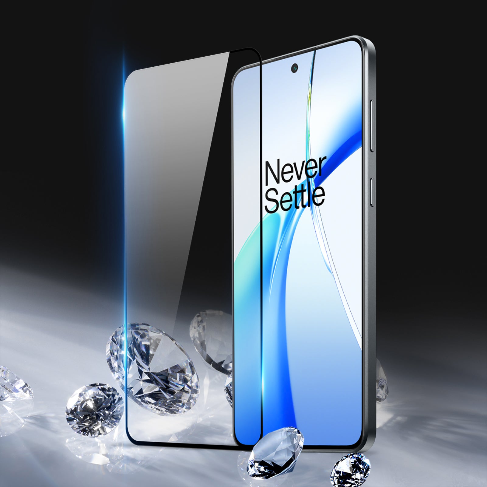 DUX DUCIS For OnePlus Nord CE4 5G / Ace 3V 5G / Oppo K12 Screen Protector 0.33mm Impact-Protection Medium Alumina Glass Film (9D)