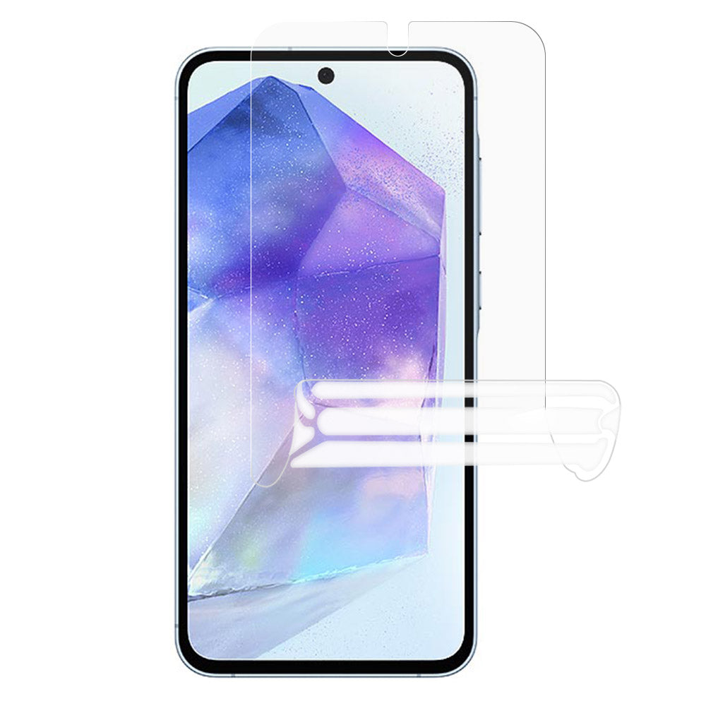 For Samsung Galaxy A55 5G Full Screen Protector High Definition TPU Hydrogel Protective Film