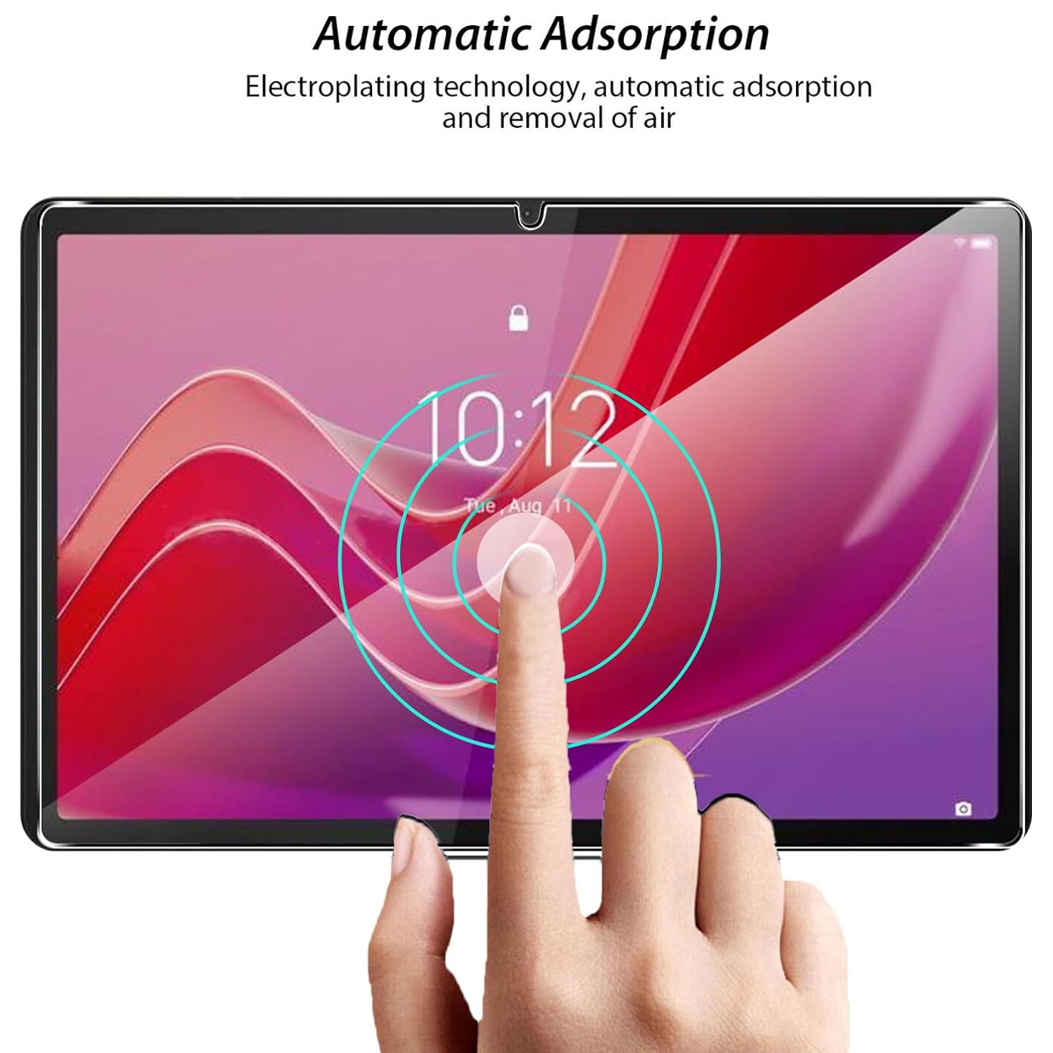 For Lenovo Tab M11 / Xiaoxin Pad 11 2024 Screen Protector Anti-Shatter Arc Edge Tempered Glass Film