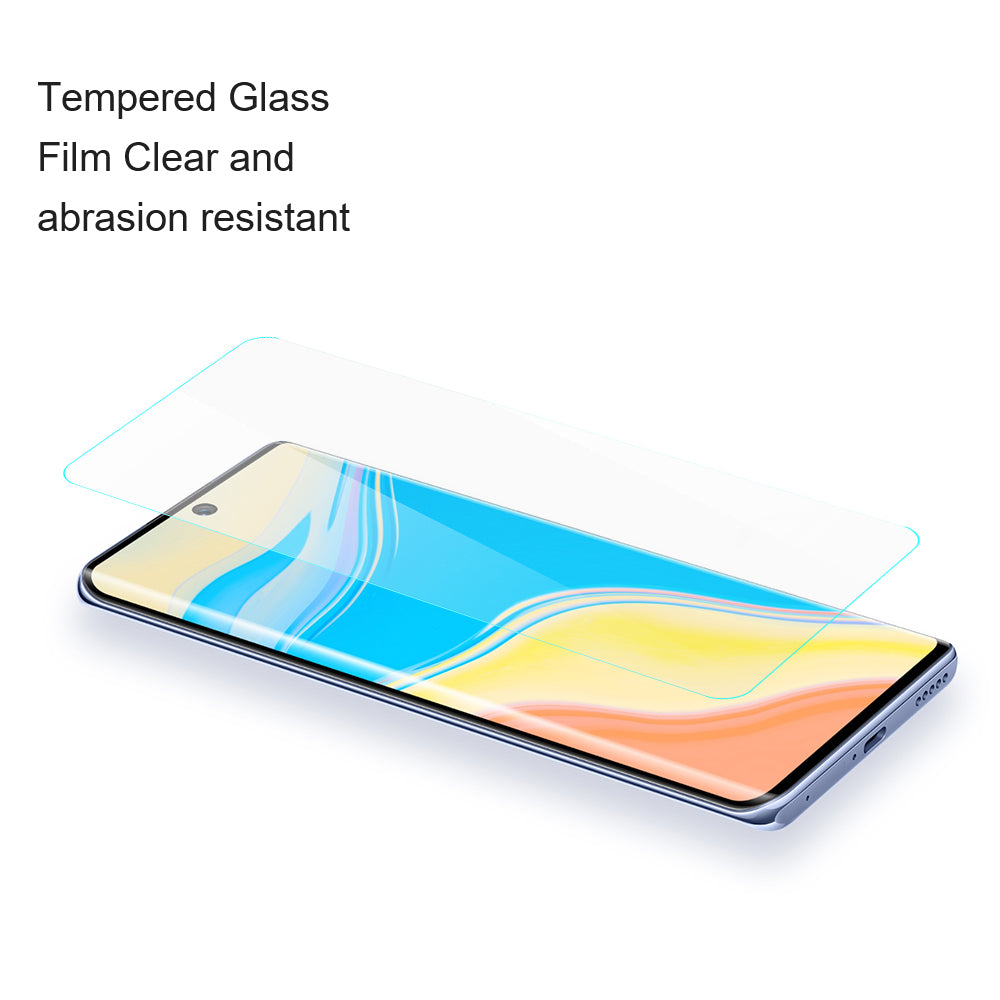AMORUS For Honor 90 Smart / X7b 4G 2.5D Arc Edge Film 9H High Aluminum-silicon Glass Screen Protector