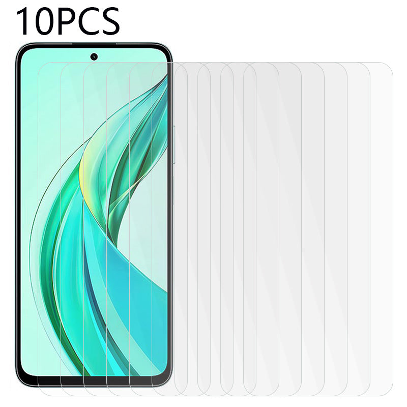 10PCS For Honor 90 Smart / X7b 4G Screen Film HD Clear Tempered Glass 2.5D Screen Protector